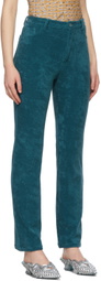 Maisie Wilen SSENSE Exclusive Green Mokumentary Trousers