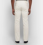 Incotex - Slim-Fit Stretch-Denim Jeans - White