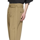 Loewe Beige Belted Trousers