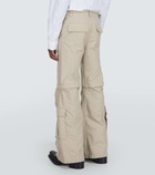 Balenciaga Hybrid flared cotton cargo pants