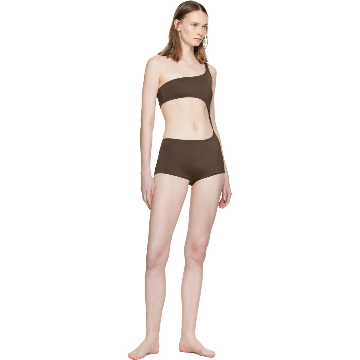 Paloma Wool Brown Flann Swimsuit