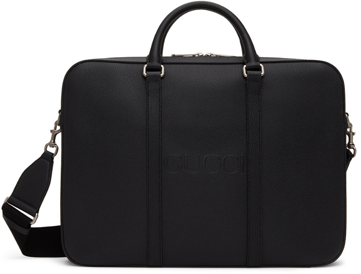 Photo: Gucci Black Cripto Business Briefcase