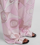 Pucci Occhi satin jersey straight pants
