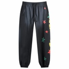 Palm Angels Men's Paradise Palm Sweat Pants in Black/Yellow