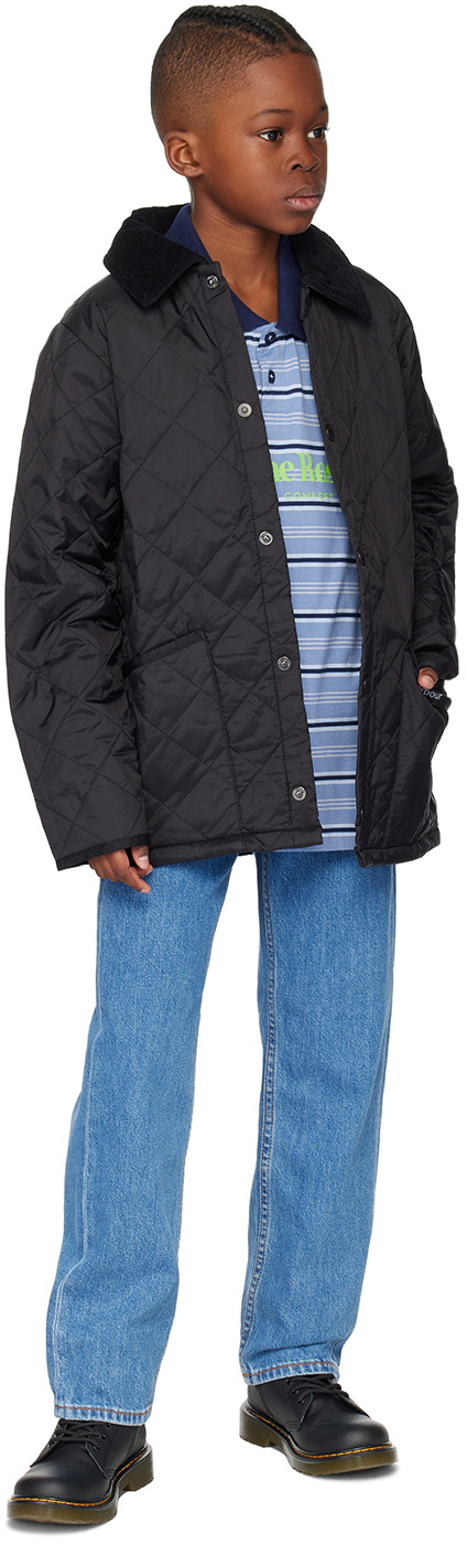 Barbour Kids Black Liddesdale Jacket Barbour