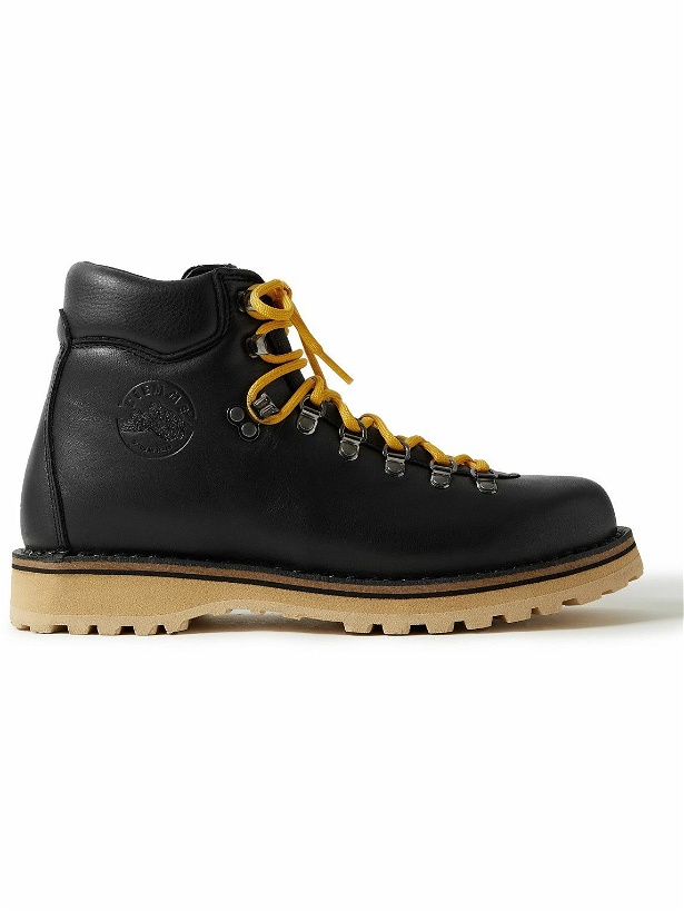 Photo: Diemme - Roccia Vet Logo-Debossed Leather Hiking Boots - Black