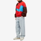 Members of the Rage Men's Fleece Pullover Jumper in Brown/Infrared/Turquoise