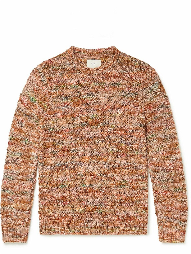 Photo: Folk - Knitted Sweater - Orange