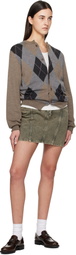 Moschino Jeans Gray 10 Oz Vintage Denim Miniskirt