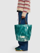 MARNI - Transparent Fabric Faux Fur Tote Bag