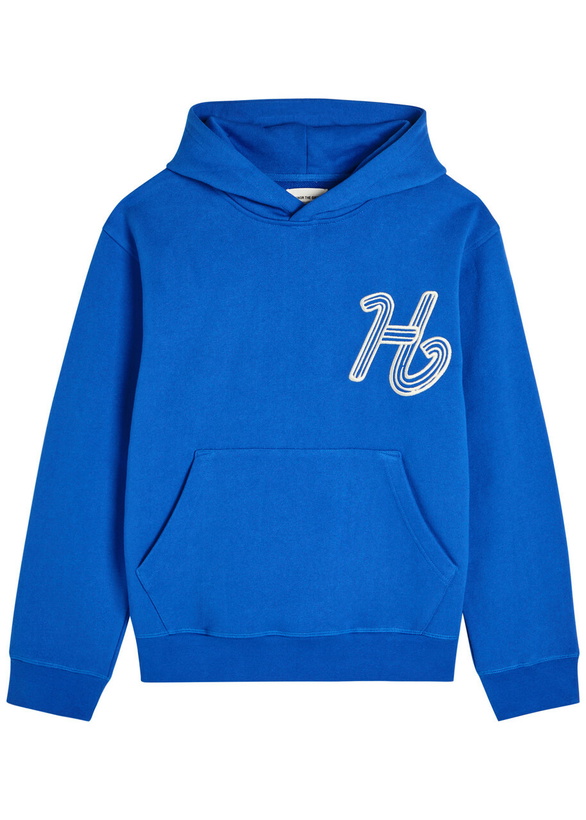 Photo: Honor The Gift Hooded Cotton Sweatshirt Blue