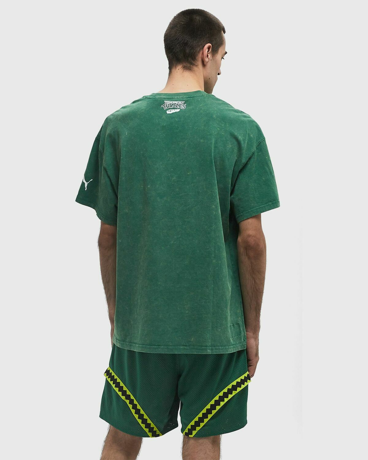 Puma Hoops x TMNT Tee I Green Mens Shortsleefe