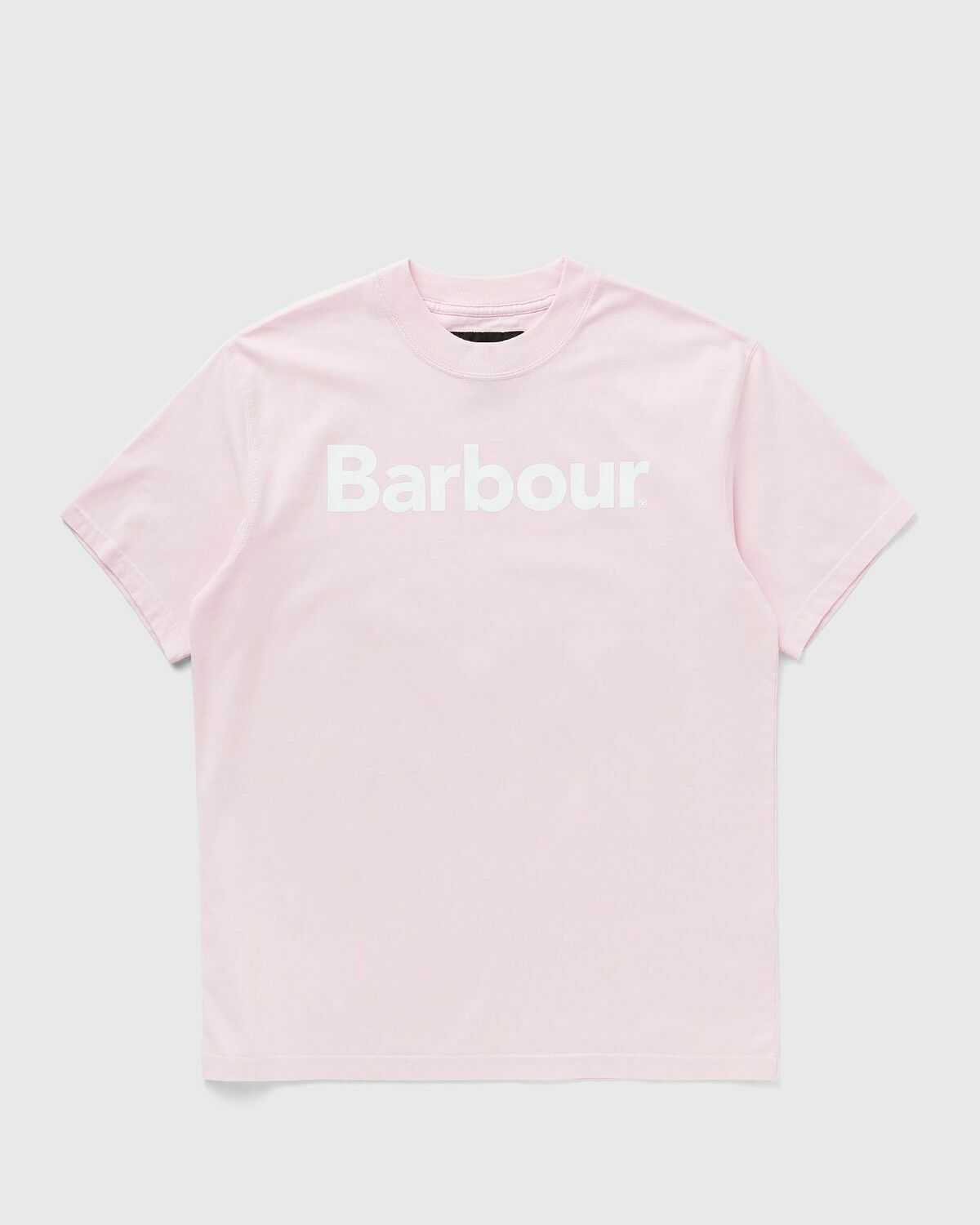 Barbour OS Pensford Tee pink Mens Shortsleefe