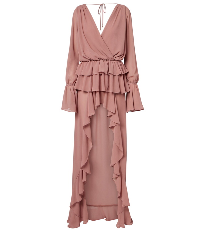 Photo: Bananhot Giselle asymmetric tiered maxi dress