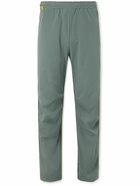 DIME - Classic Straight-Leg Logo-Print Stretch-Jersey Track Pants - Green