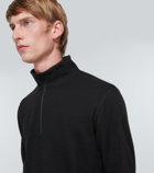 Zegna - Cashmere-blend half-zip sweater