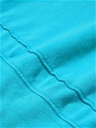 POLITE WORLDWIDE® - Wonderland Printed Washed Cotton and Hemp-Blend Fleece Hoodie - Blue