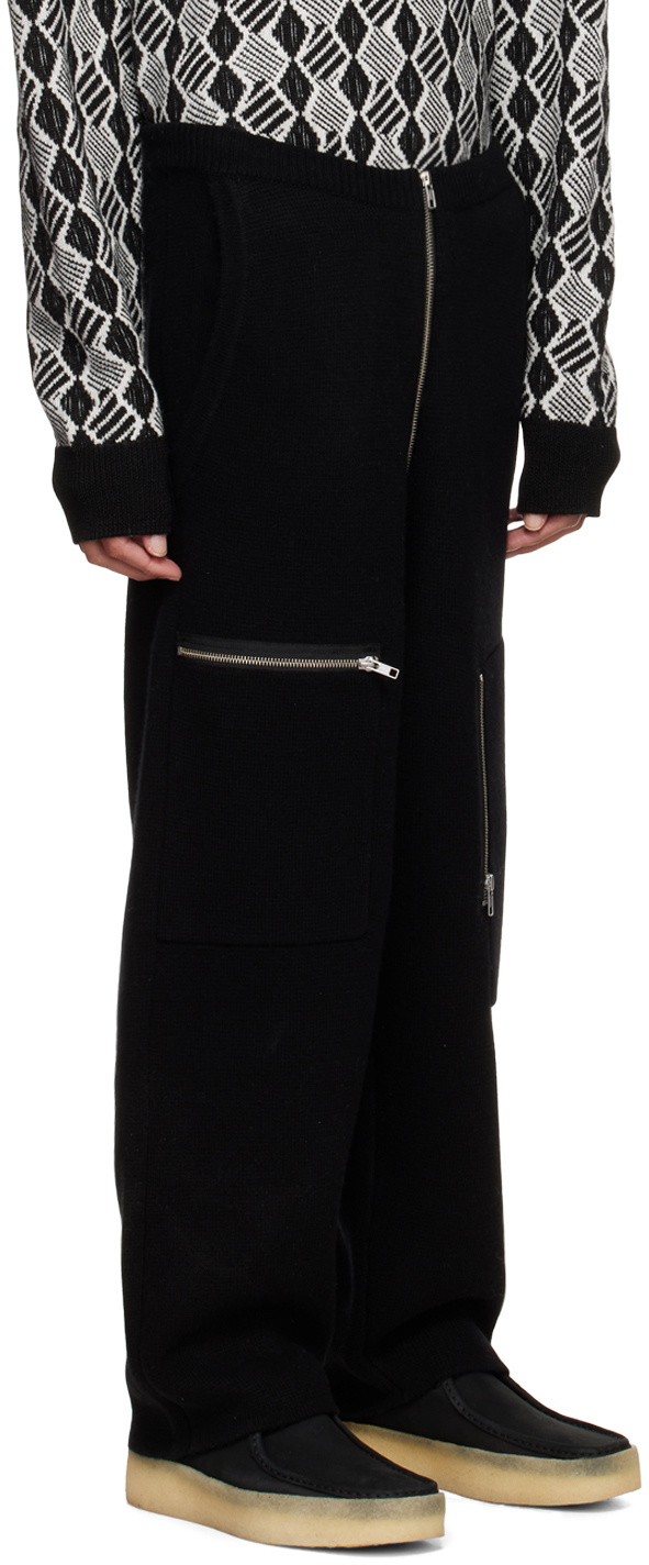 ZANKOV Black Kashmir Lounge Pant