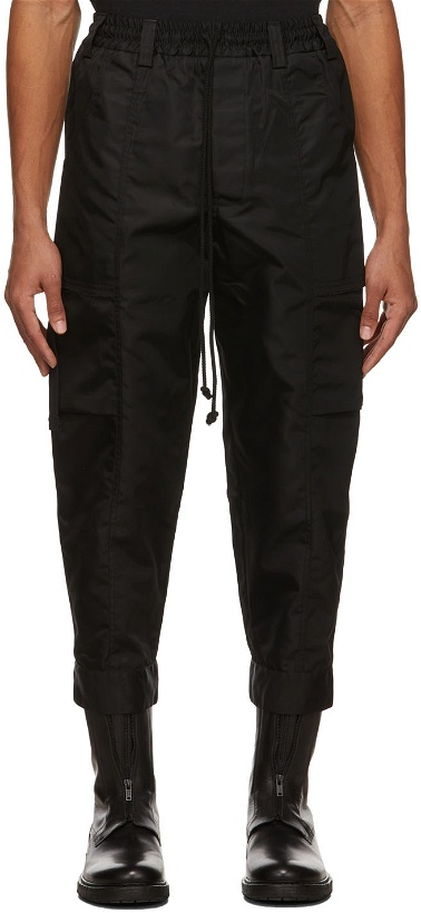 Photo: Song for the Mute Black Tabbed Cargo Pants