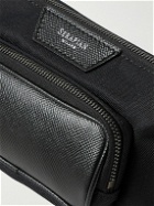 Serapian - Mini Envelope Evoluzione Cross-Grain Leather and Twill Messenger Bag