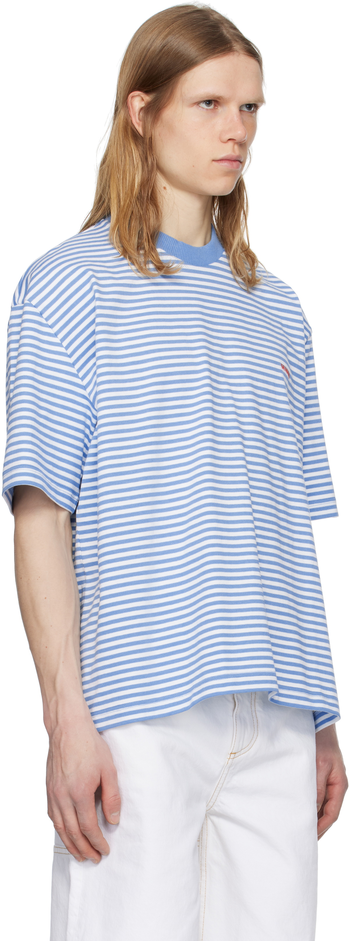 SUNNEI Blue & White Mega Over T-shirt