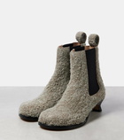 Loewe Campo Chelsea suede ankle boots