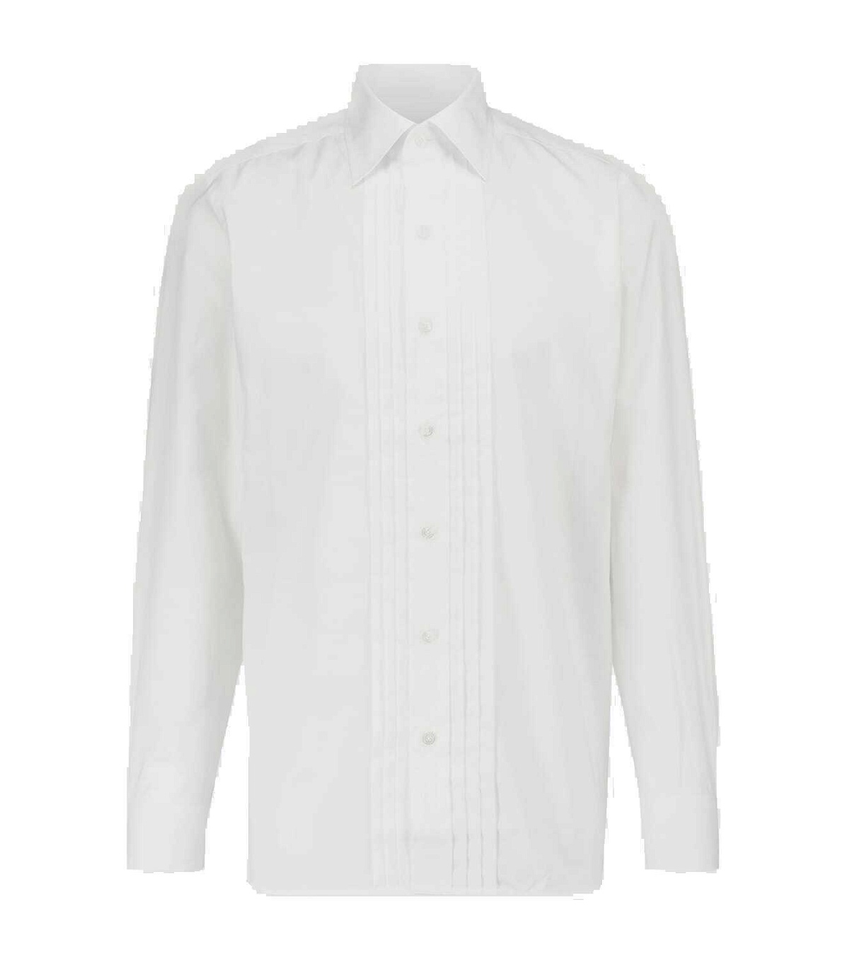 Tom Ford slim-fit cotton plissé shirt TOM FORD