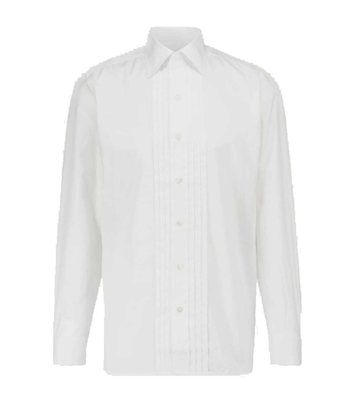 Photo: Tom Ford slim-fit cotton plissé shirt