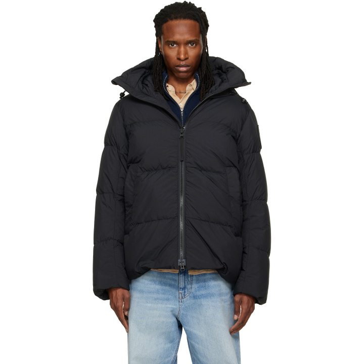 Photo: Canada Goose Black Crofton EnduraLuxe Puffer Down Jacket