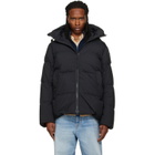 Canada Goose Black Crofton EnduraLuxe Puffer Down Jacket