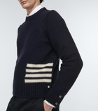 Thom Browne - 4-bar wool and mohair sweater