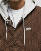 PATTA City Leopard Reversible Bomber Jacket Multi-color Mens Denim Jacket
