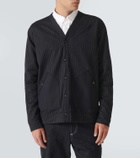 Junya Watanabe Striped wool-blend cardigan
