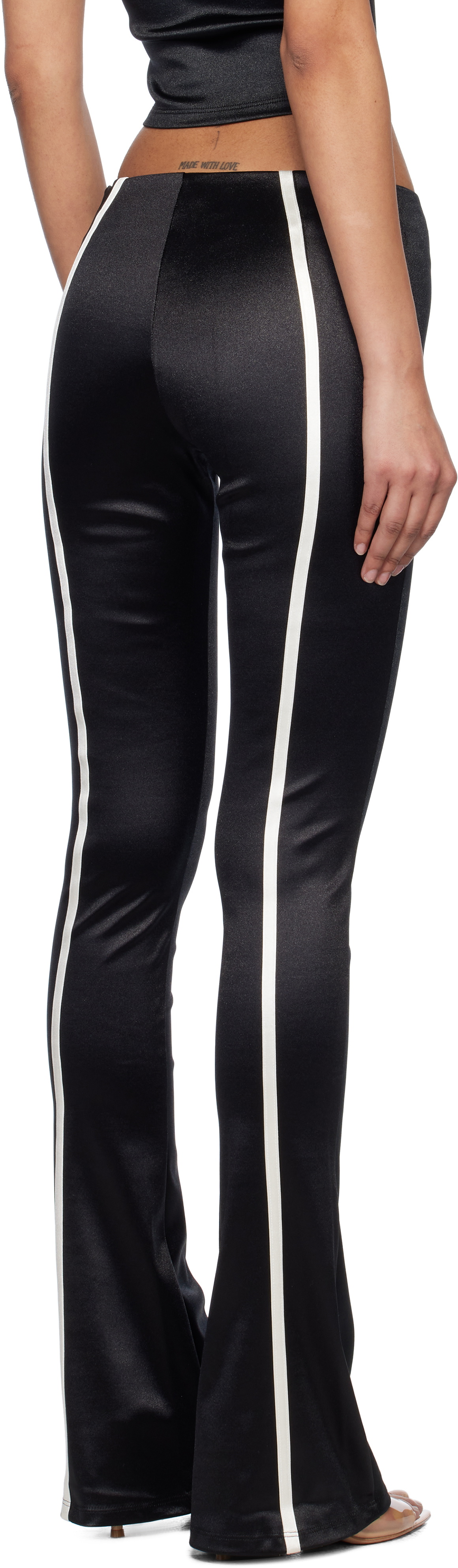 MISBHV Black St Germain Flared Leggings