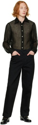 Factor's Black Mesh Shirt