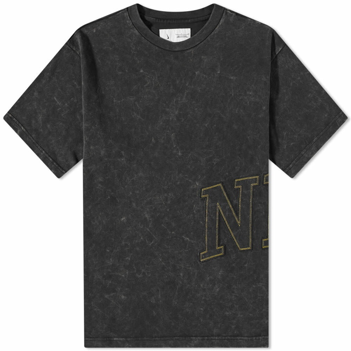 Photo: Nike Men's Fadeaway T-Shirt in Black/University Gold
