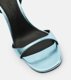 The Attico Ora 95 leather slingback sandals