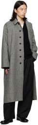 SAGE NATION Black & White Takeshi Coat