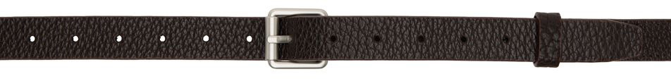 Lemaire Brown Reversed Thin Belt Lemaire