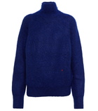 Victoria Beckham - Mockneck wool and mohair-blend sweater