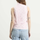 House Of Sunny Women's Pink Ladies Peggy Vest in Blush Lace