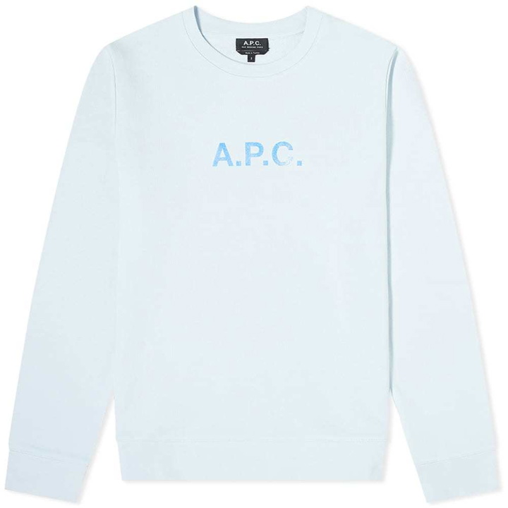 Photo: A.P.C. Stamp Logo Crew Sweat