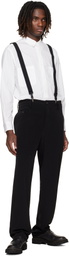 YOHJI YAMAMOTO White Big Standard Chain Stitch Shirt