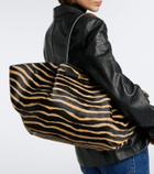 DeMellier New York Medium calf hair tote bag