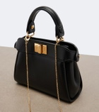 Fendi Peekaboo® Mini leather top-handle bag