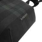 Burberry Men's Sonny Check Waist Bag in Charcoal