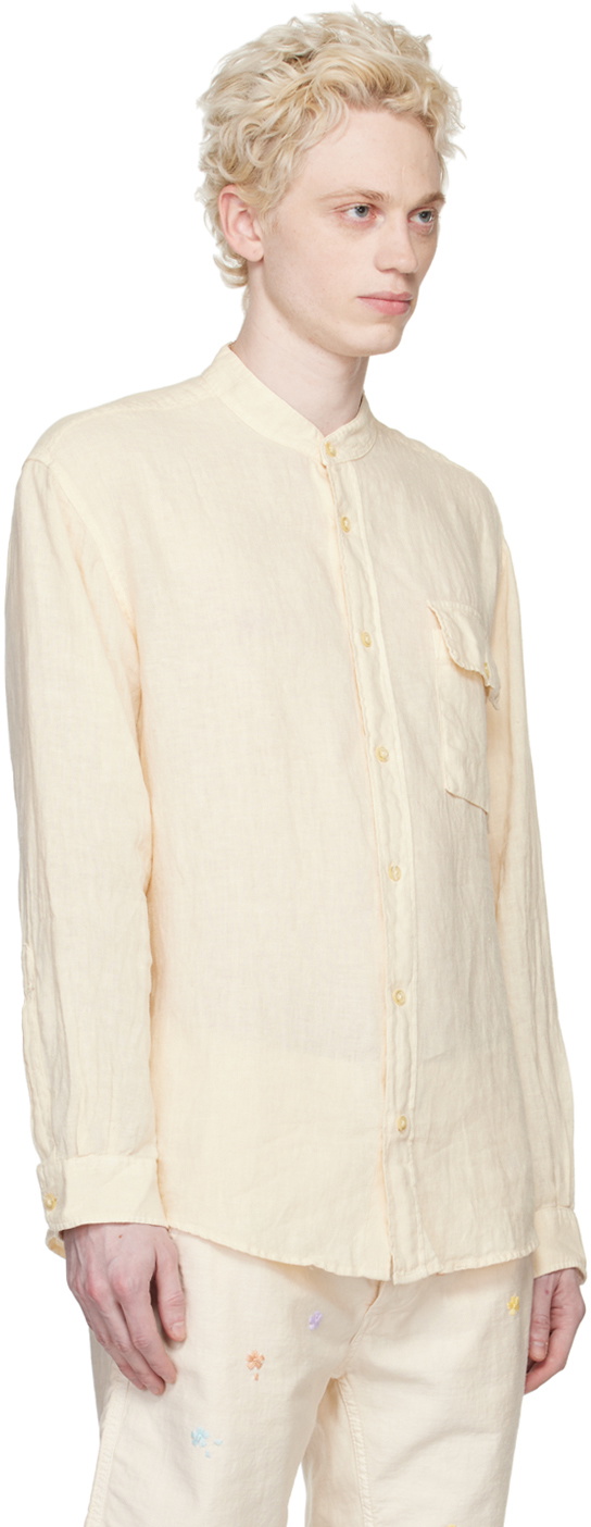 PRESIDENT's Off-White Flap Pocket Shirt