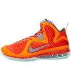 Nike Lebron IX Sneakers in Orange/Reflect Silver