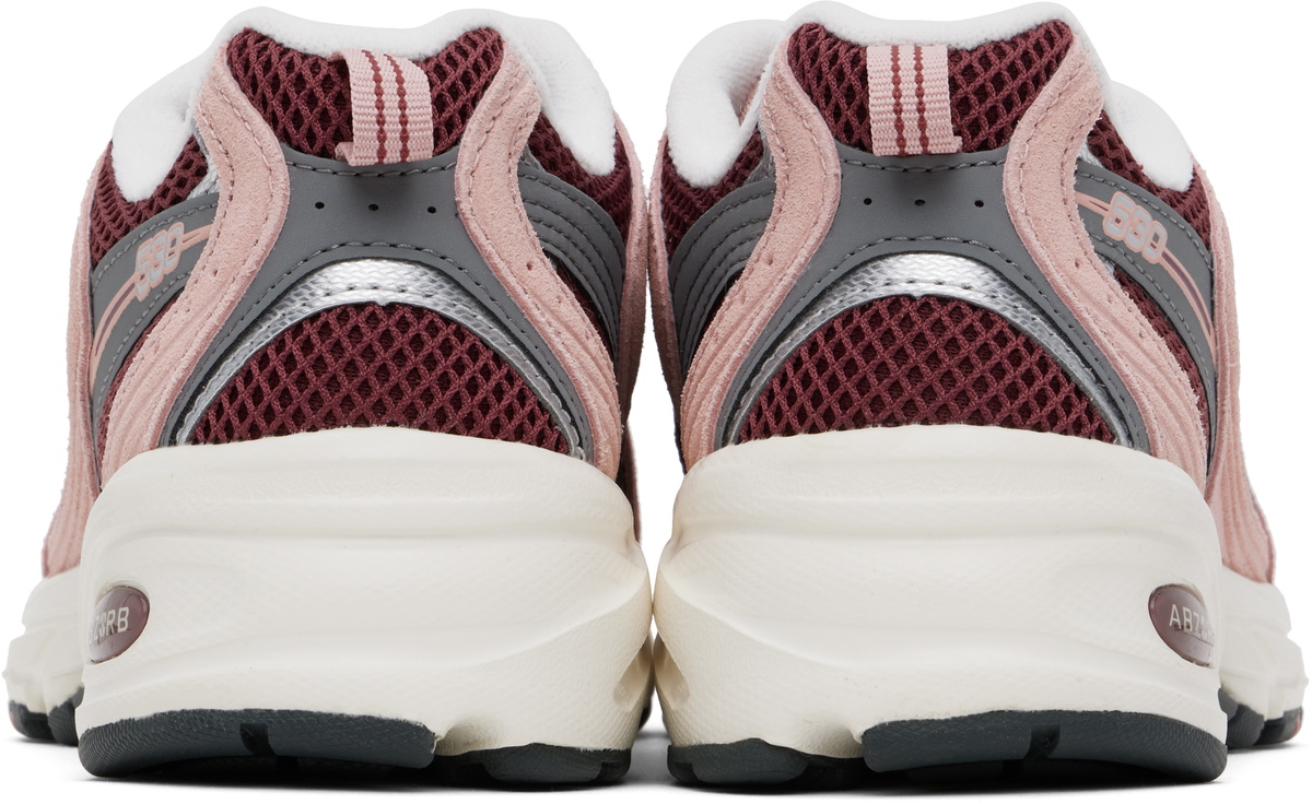 人気！NEW BALANCE バーガンディ＆ピンク 530 スニーカー New Balance Burgundy & Pink 530 Sneakers New Balance