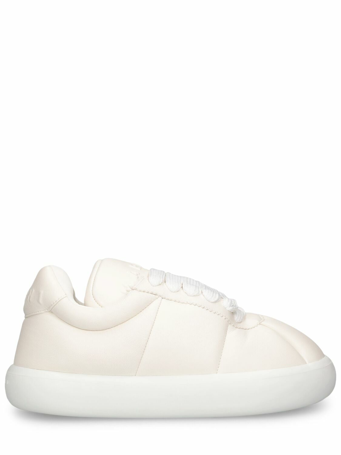 Photo: MARNI - Chunky Soft Leather Low Top Sneakers
